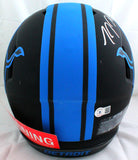 TJ Hockenson Autographed Detroit Lions F/S Eclipse Speed Authentic Helmet- Beckett W Hologram *Silver Image 4