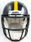 TJ Watt Autographed Pittsburgh Steelers F/S Speed Authentic Helmet-Beckett W Hologram *Silver Image 3