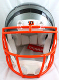 Ja'Marr Chase Autographed Cincinnati Bengals Flash F/S Speed Authentic Helmet -Beckett W Hologram *Orange Image 3
