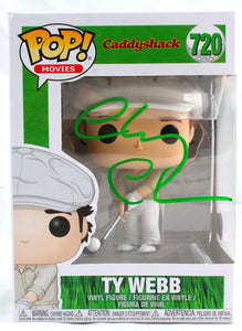 Chevy Chase Autographed TY Webb Funko Pop Figurine-Beckett W Hologram *Green