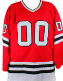 Chevy Chase Autographed Red Hockey Style Jersey - Beckett W Hologram