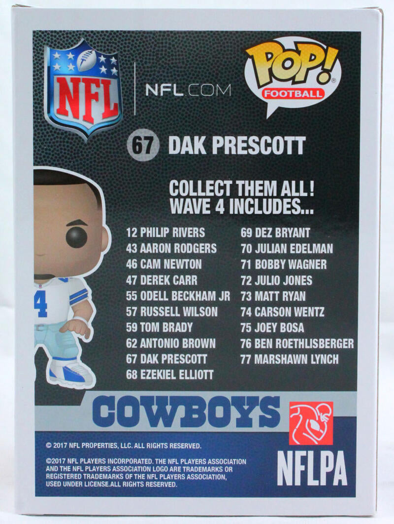 Funko Pop Dak Prescott #67 Blue Jersey NFL Dallas Cowboys – Simply Pop