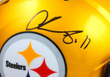 Chase Claypool Signed Steelers F/S Flash Speed Helmet-Beckett W Hologram *Black Image 2