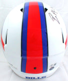 Eric Moulds Autographed Buffalo Bills F/S  Speed Helmet-Beckett W Hologram *Black