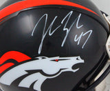 John Lynch Autographed Denver Broncos Mini Helmet-Beckett W Hologram *White