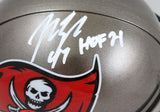 John Lynch Autographed TB Buccaneers Mini Helmet w/HOF-Beckett W Hologram *White