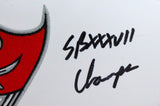 John Lynch Autographed TB Buccaneers Logo Football w/SB Champs-Beckett W Hologram *Black