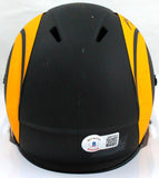 Von Miller Autographed Los Angeles Rams Eclipse Speed Mini Helmet-Beckett W Hologram *Black