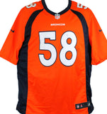 Von Miller Autographed Broncos Orange Nike Game Jersey- Beckett W Hologram *Black