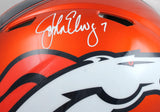 John Elway Autographed Denver Broncos Flash Speed Authentic F/S Helmet-Beckett W Hologram *White Image 2