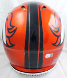 John Elway Autographed Denver Broncos Flash Speed Authentic F/S Helmet-Beckett W Hologram *White Image 4