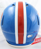 John Elway Autographed Denver Broncos F/S 75-96 TB Speed Authentic Helmet-Beckett W Hologram *Silver Image 4