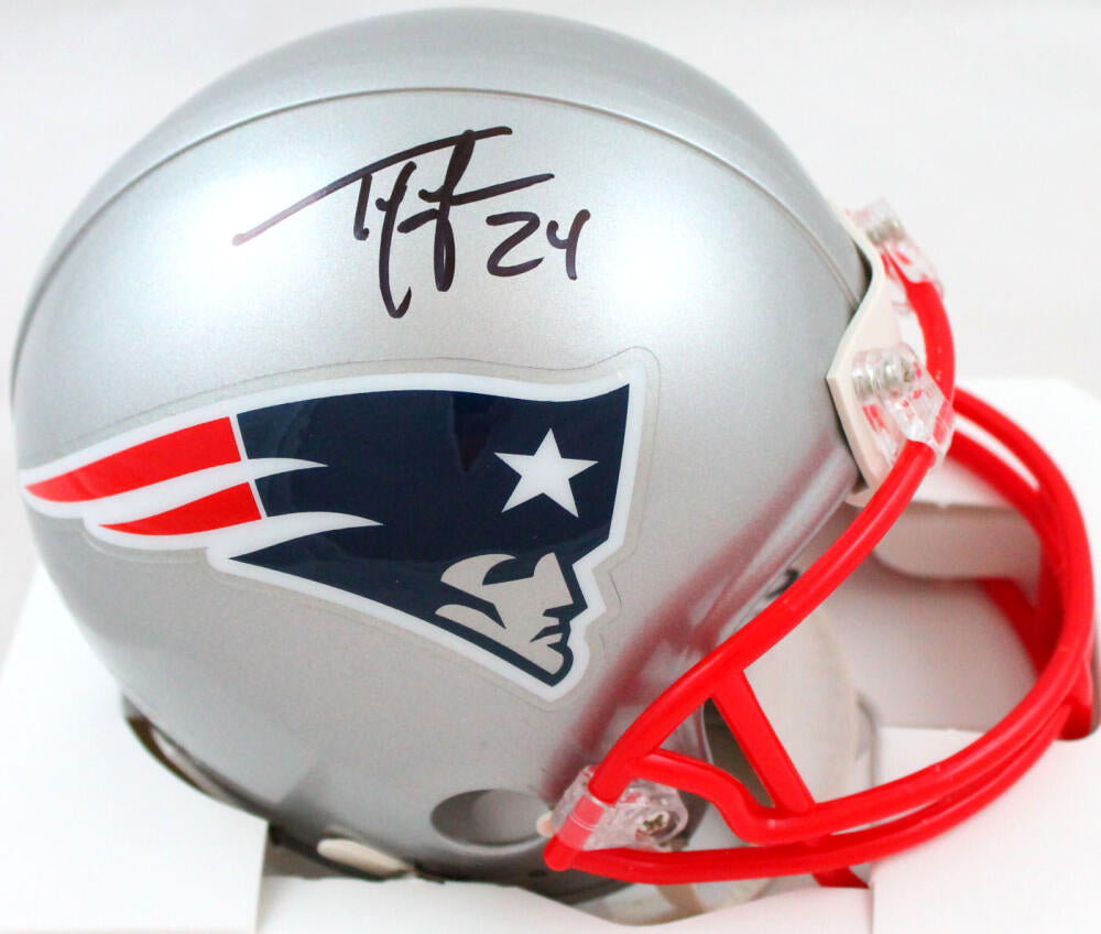 Autographed Ty Law NFL Helmets, Autographed Helmets, Ty Law NFL