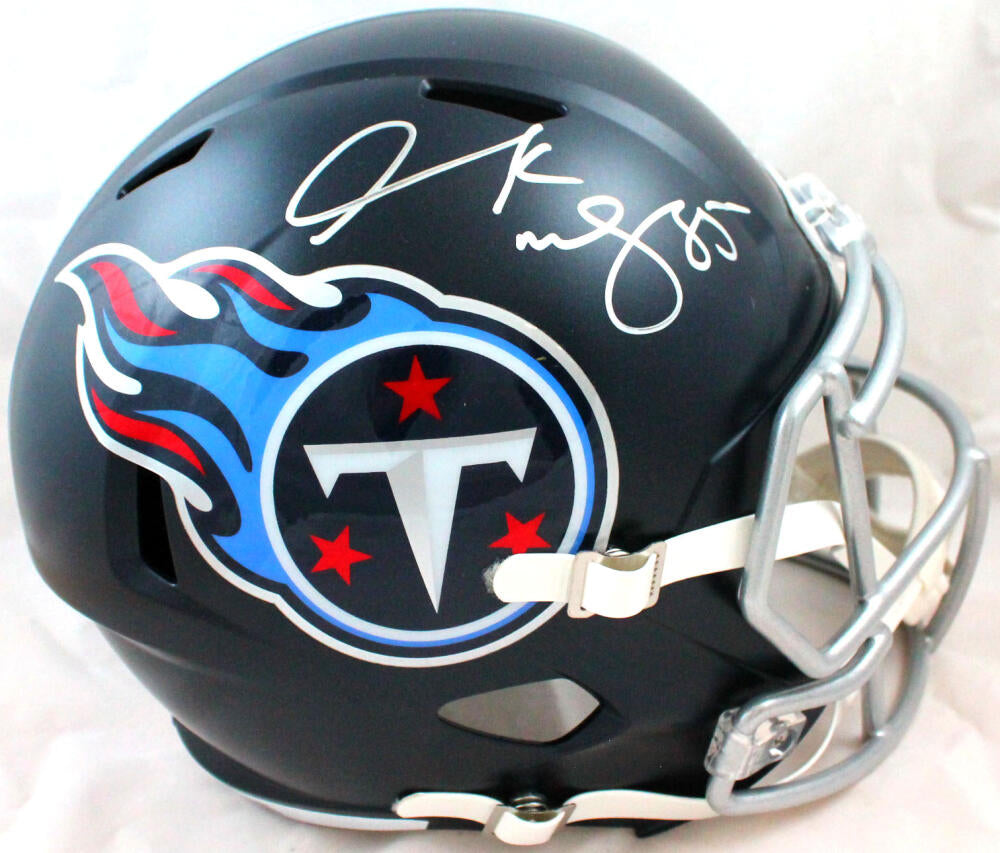 Derrick Mason Signed Tennessee Titans F/S Speed Helmet- Beckett W Holo –  The Jersey Source