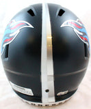 Derrick Mason Signed Tennessee Titans F/S Speed Helmet- Beckett W Hologram *Silver
