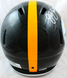 Jack Lambert Autographed Pittsburgh Steelers F/S Speed Helmet w/ HOF-Beckett W Hologram Image 4