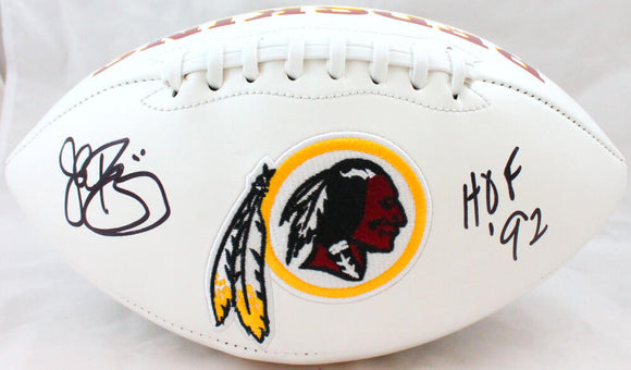 John Riggins Autographed Washington Redskins Logo Football w/HOF-Beckett W Hologram
