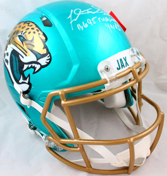 Fred Taylor Autographed Jaguars F/S Flash Speed Authentic Helmet w/Ins –  The Jersey Source