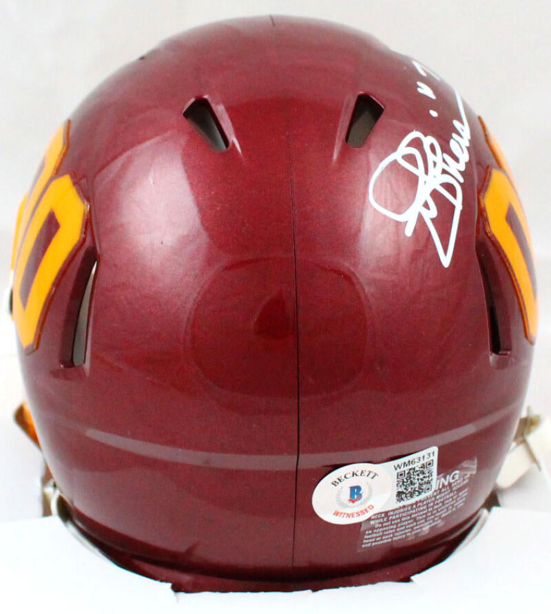 Joe Theismann Signed WFT Flash Speed Mini Helmet w/83 MVP-Beckett W Ho –  The Jersey Source