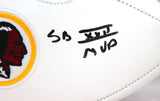 Doug Williams Autographed Washington Logo Football w/SB MVP-Beckett W Hologram Image 3