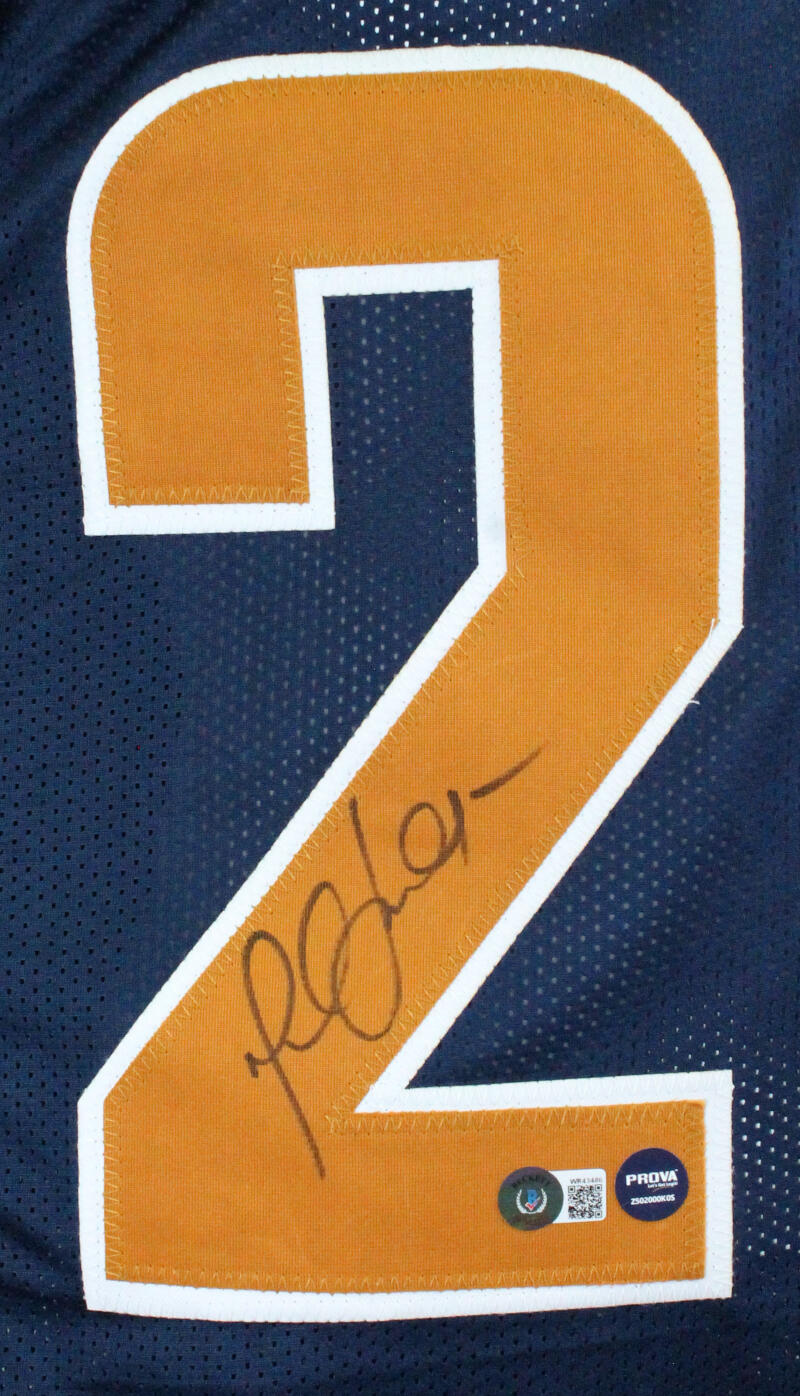 The Jersey Source Autographs Emmitt Smith Autographed Blue Pro Style Jersey w/White #*R2-Beckett W Hologram