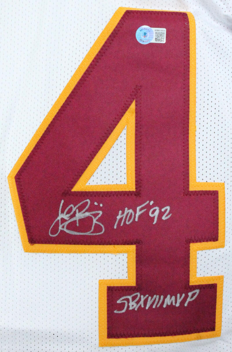 John Riggins Signed Jersey Inscribed HOF 92 (Beckett)