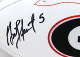 Garrison Hearst Autographed Georgia Bulldogs Logo Football-Prova *Black