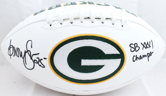 Dorsey Levens Autographed Green Bay Packers Logo Football w/Insc.-Beckett W Hologram