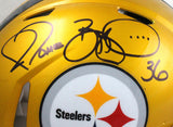Jerome Bettis Autographed Pittsburgh Steelers F/S Flash Speed Authentic Helmet -Beckett W Hologram *Black Image 2