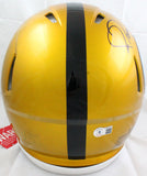 Jerome Bettis Autographed Pittsburgh Steelers F/S Flash Speed Authentic Helmet -Beckett W Hologram *Black Image 4