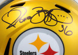 Jerome Bettis Autographed Pittsburgh Steelers F/S Flash Speed Helmet -Beckett W Hologram *Black