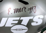 Elijah Moore Autographed New York Jets F/S Flash Speed Helmet-Beckett W Hologram *Black