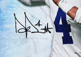 Dak Prescott Signed Dallas Cowboys Framed 16x20 Stretched Canvas- BA W Holo *Black Image 2