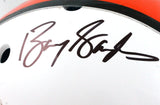 Barry Sanders Autographed Oklahoma State F/S Schutt Authentic Helmet-Beckett Hologram *Black