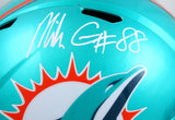 Mike Gesicki Autographed Dolphins F/S Flash Speed Helmet-Beckett W Hologram *White Image 2