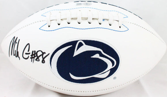 Mike Gesicki Autographed Penn State Logo Football-Beckett W Hologram *Black