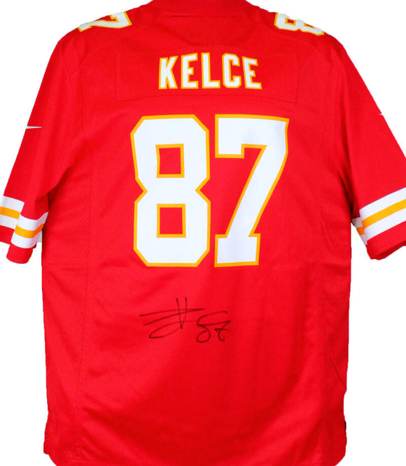 Travis Kelce Autographed KC Chiefs Nike Game Jersey- Beckett W Hologra –  The Jersey Source