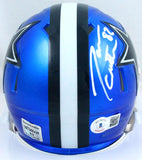 Jason Witten Autographed Dallas Cowboys Flash Speed Mini Helmet-Beckett W Hologram *White Image 3