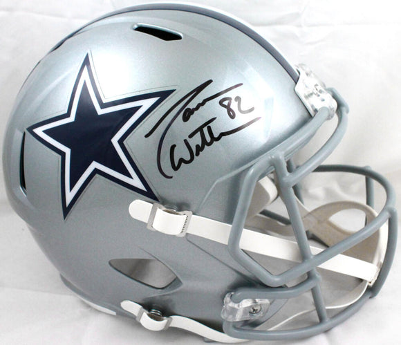 Jason Witten Autographed Dallas Cowboys F/S Speed Helmet- Beckett W Hologram *Black Image 1
