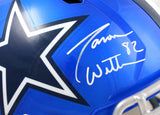 Jason Witten Autographed Dallas Cowboys F/S Flash Speed Helmet- Beckett W Hologram *White Image 2