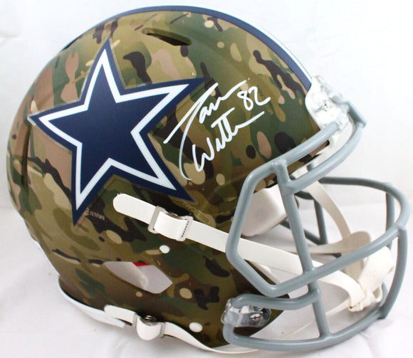 Jason Witten Autographed Dallas Cowboys F/S Camo Speed Authentic Helmet- Beckett W Hologram *White Image 1