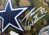 Jason Witten Autographed Dallas Cowboys F/S Camo Speed Authentic Helmet- Beckett W Hologram *White Image 2