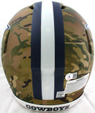 Jason Witten Autographed Dallas Cowboys F/S Camo Speed Authentic Helmet- Beckett W Hologram *White Image 4