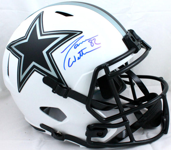 Jason Witten Autographed Dallas Cowboys Lunar Speed Helmet-Beckett W Hologram *Blue Image 1