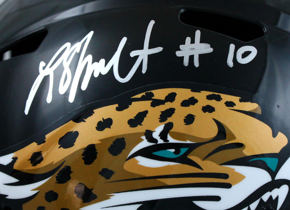 Laviska Shenault Signed Jacksonville Jaguars F/S Lunar Speed Helmet Beckett