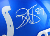 Reggie Wayne Autographed Indianapolis Colts F/S Flash Speed Helmet-Beckett W Hologram  Image 2