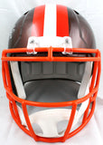 Nick Chubb Autographed Cleveland Browns F/S Flash Speed Helmet-Beckett W Hologram *White Image 3