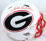 Nick Chubb Autographed Georgia Bulldogs F/S AMP Speed Authentic Helmet-Beckett W Hologram *Red Image 1
