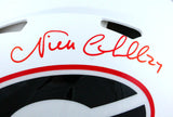 Nick Chubb Autographed Georgia Bulldogs F/S AMP Speed Authentic Helmet-Beckett W Hologram *Red Image 2