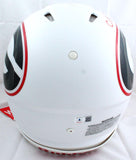 Nick Chubb Autographed Georgia Bulldogs F/S AMP Speed Authentic Helmet-Beckett W Hologram *Red Image 4